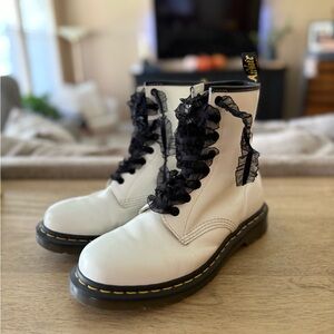 Dr. Martens with ribbon laces